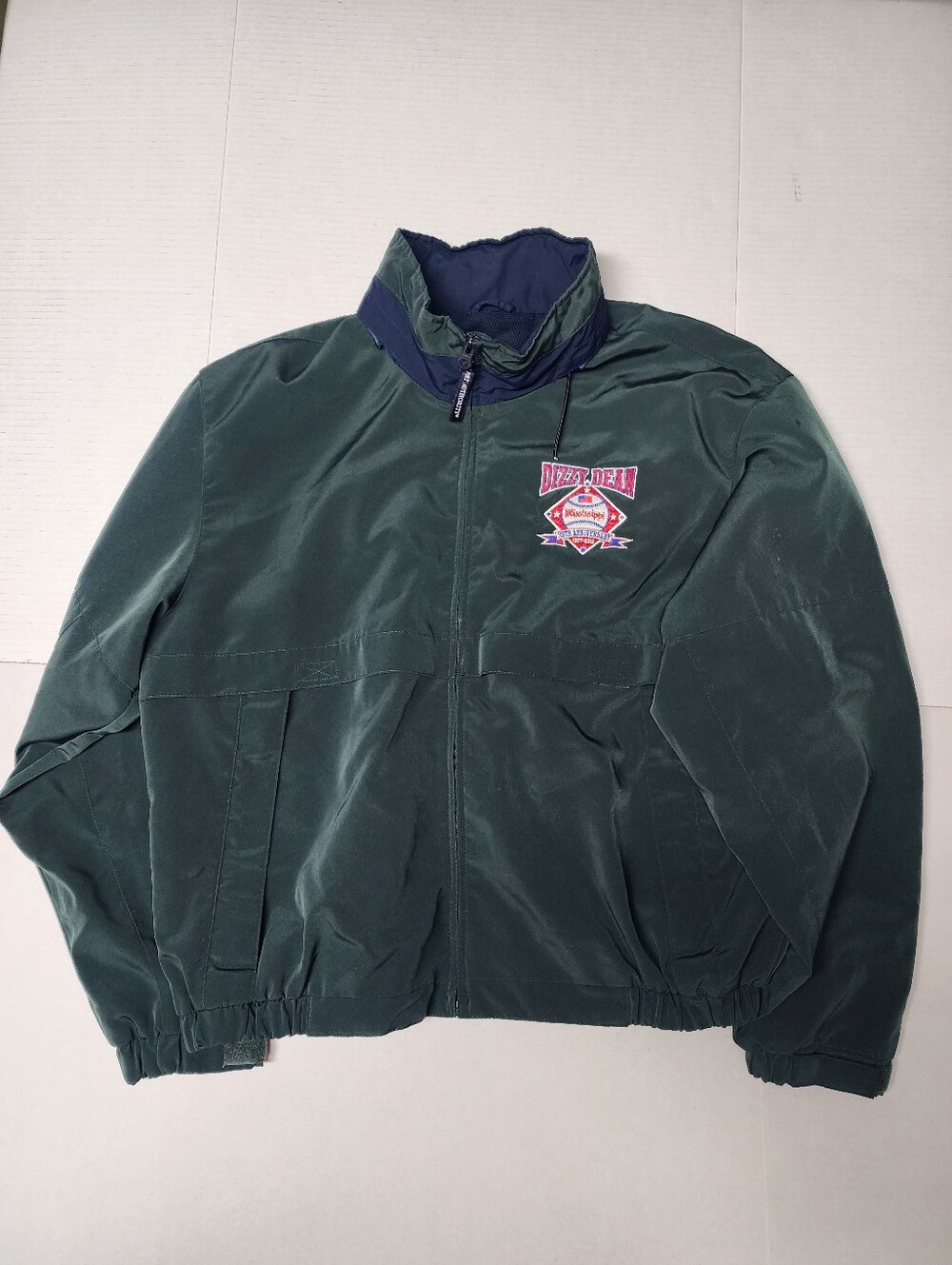 Port Authority Men's Large Dizzy Dean Mississippi 35th Anniversary Green Jacket